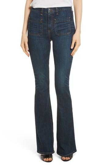 Women's Veronica Beard Florence Flare Jeans - Blue