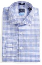 Men's John W. Nordstrom Trim Fit Plaid Dress Shirt .5 32/33 - Purple