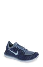 Women's Nike Free Run Flyknit 2 Running Shoe M - Blue
