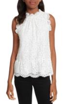 Women's Joie Marineth Lace Top - White
