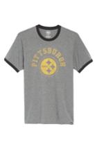 Men's 47 Brand Pittsburgh Steelers Ringer T-shirt - Grey