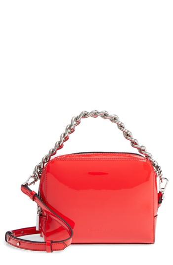 Kendall + Kylie Lucy Faux Leather Crossbody Camera Bag - Red