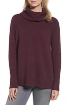 Women's Caslon Cowl Neck Sweater - Burgundy