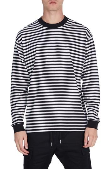 Men's Zanerobe Stripe Box T-shirt - Black