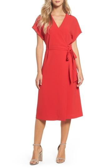 Women's Felicity & Coco Wrap Dress - Red