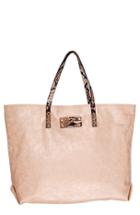 Urban Originals 'sun Valley' Faux Leather Tote - Pink