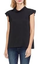 Women's Vince Camuto Ruffle Sleeve Top - Black