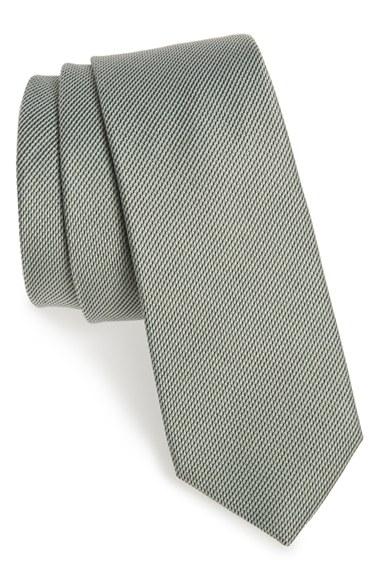 Men's Calibrate Textured Cotton & Silk Tie