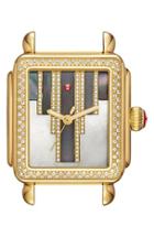 Women's Michele Deco Skyline Diamond Diamond Dial Watch Case, 33mm