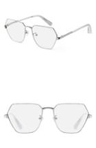 Women's Elizabeth And James Henly 54mm Optical Glasses - Silver