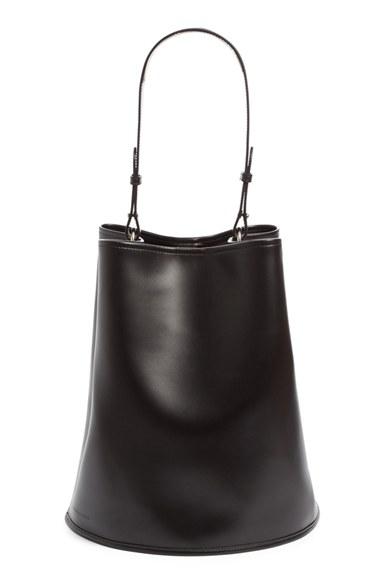 Creatures Of Comfort Large Calfskin Leather Bucket Bag -