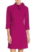 Women's Eliza J Bow Crepe A-line Dress (similar To 14w) - Pink