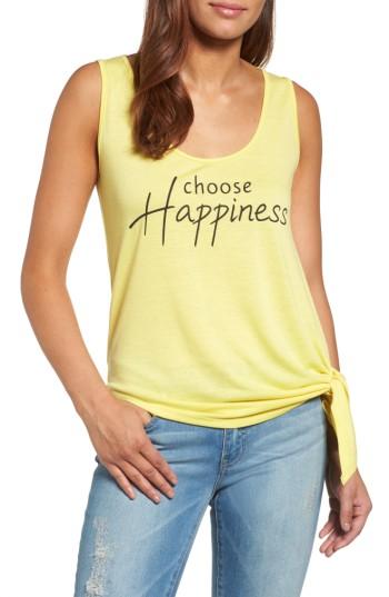 Women's Caslon Graphic Tank - Yellow