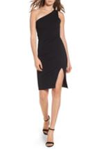 Women's Soprano One-shoulder Body-con Dress - Black