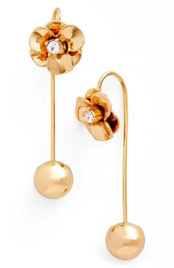 Women's Kate Spade Flower Hanger Drop Earrings
