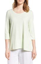 Women's Eileen Fisher Organic Cotton Top - Green