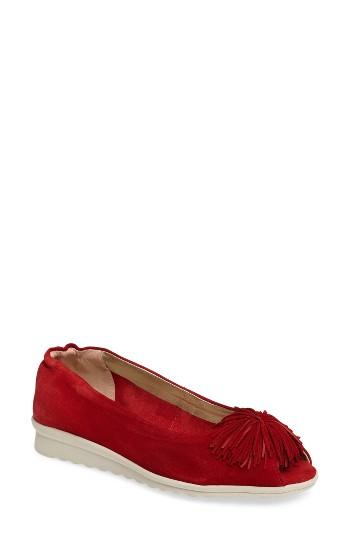 Women's The Flexx Boco Loco Peeptoe Flat M - Red