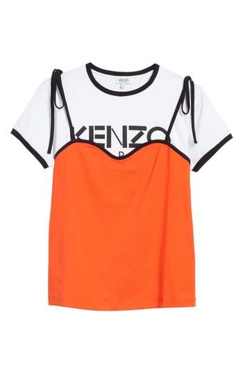 Women's Kenzo Layered Logo Top