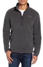 Men's The North Face Pyrite Fleece Quarter Zip Pullover - Grey