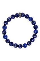 Men's King Baby Lapis Lazuli Bead Bracelet