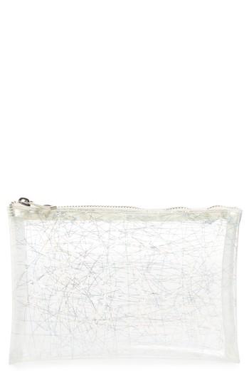 Bp. Confetti Flex Cosmetics Bag, Size - Clear