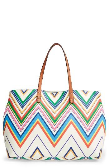 Tory Burch Kerrington Square Tote - White