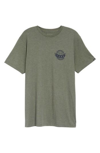 Men's Vans Global Landing Logo Graphic T-shirt - Green