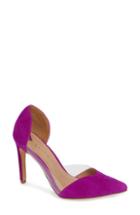 Women's Leith Parker Clear D'orsay Pump M - Purple