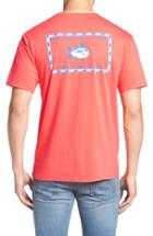 Men's Southern Tide Short Sleeve Skipjack T-shirt - Pink