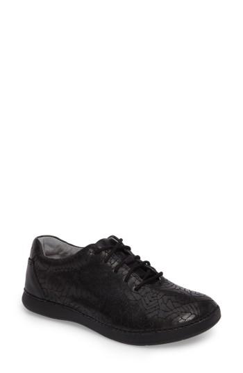 Women's Alegria Essence Lace-up Leather Oxford -9.5us / 39eu - Black