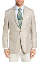 Men's David Donahue Aiden Classic Fit Wool Blazer L - Beige