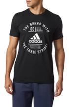 Men's Adidas Badge Of Sport Graphic Training T-shirt - Black