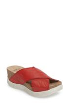 Women's Fly London Wary Platform Sandal .5-6us / 36eu - Red