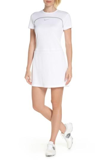 Women's Nike Dry Golf Dress - White