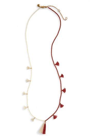 Women's Madewell Beaded Tassel Necklace
