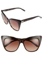 Women's Ted Baker London 54mm Cat Eye Sunglasses - Tortoise