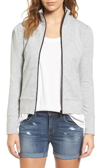 Women's Treasure & Bond Track Jacket, Size - Grey