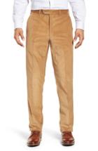 Men's John W. Nordstrom Torino Traditional Fit Flat Front Corduroy Trousers