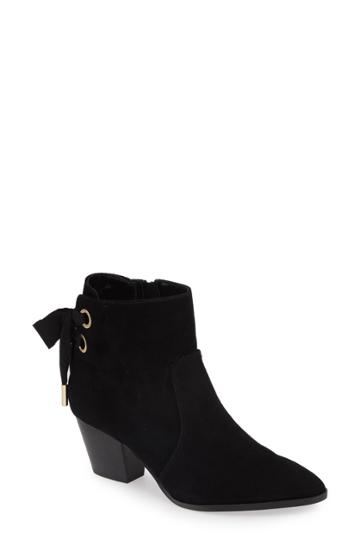 Women's Bella Vita Elka Bow Bootie M - Black