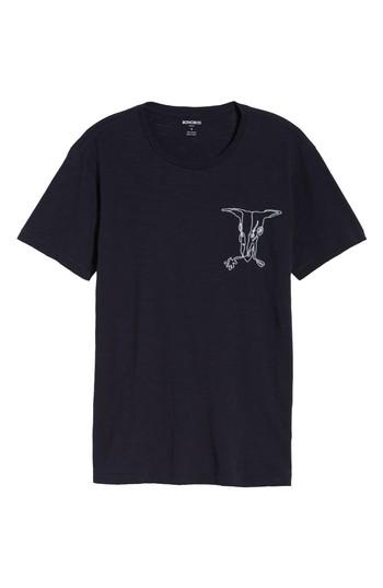 Men's Bonobos Desert Skull Slim Fit T-shirt - Blue
