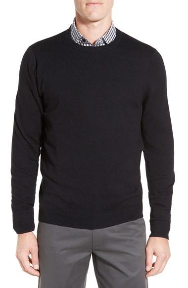 Men's Nordstrom Men's Shop Cotton & Cashmere Crewneck Sweater