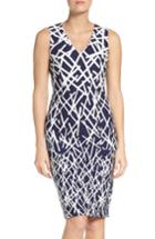 Women's Adrianna Papell V-neck Sheath Dress