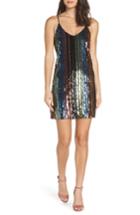 Women's Forest Lily Sequin Stripe Slipdress - Metallic