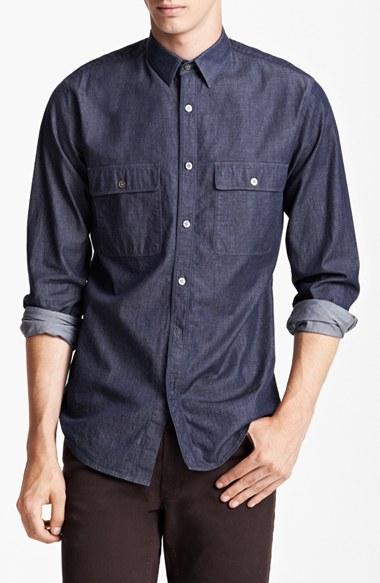 Men's Theory 'barham C. Turini' Trim Fit Sport Shirt