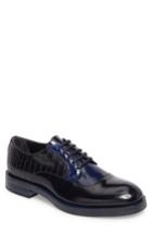 Men's Jimmy Choo Bolan Croc Embossed Oxford Us / 41eu - Blue