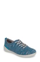 Women's Rockport Raelyn Knit Sneaker .5 M - Blue/green