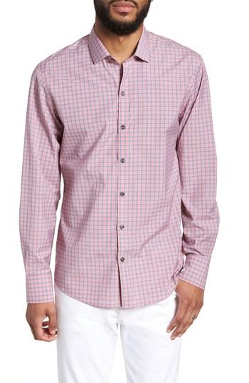 Men's Zachary Prell Sherif Fit Sport Shirt, Size Small - Red