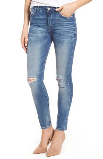 Women's Mavi Jeans Lucy Ripped Skinny Jeans X 28 - Blue