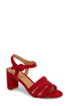 Women's Chinese Laundry Ryden Strappy Sandal M - Red