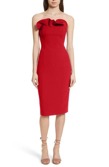 Women's Cinq A Sept Jolie Marceau Strapless Dress - Red